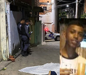 Jovem é executado com mais de 25 tiros na frente da esposa, no bairro Araçá