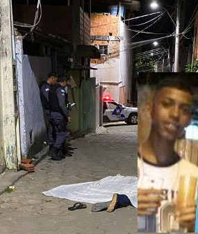 Jovem é executado com mais de 25 tiros na frente da esposa, no bairro Araçá