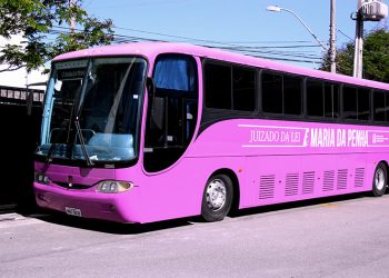 Ônibus Rosa do Juizado Itinerante da Lei Maria da Penha estará em Sooretama nesta quinta(7) e sexta(8)