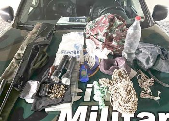 Polícia Ambiental apreende arma e munições em Linhares