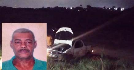 Sem cinto, motorista se envolve em acidente e morre na estrada do Pontal do Ipiranga