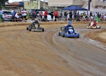 Kart no barro foi sucesso em Jaguaré