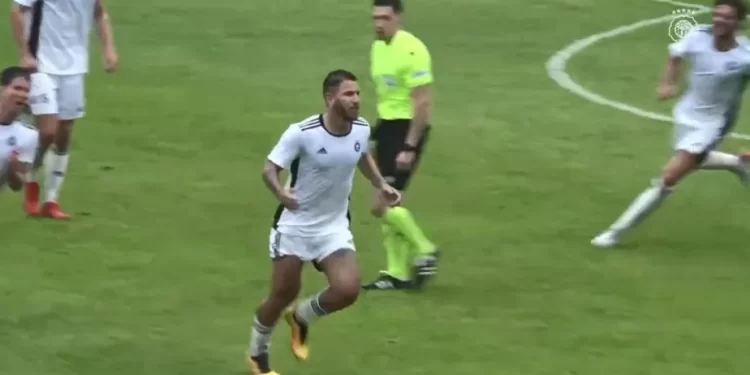 Linharense Murilo Henrique faz gol de falta e vira herói da classificação da equipe na Pré-Liga dos Campeões