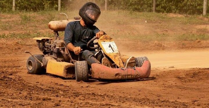 Jaguaré recebe competição de kart pela primeira vez