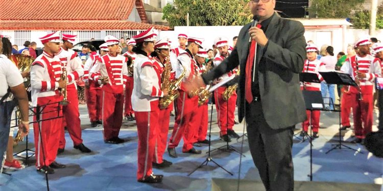 Festival de Bandas e Fanfarras reuniu cerca de 500 músicos no sábado(24) em Jaguaré