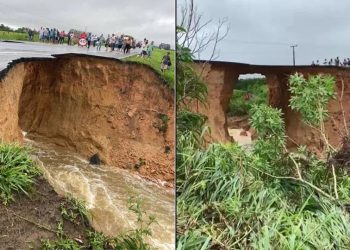 Interdição na BR-101: empresa diz que obras de recuperação vão até sexta(2)