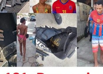 Mulher e irmão são detidos com submetralhadoras e munições, no bairro Nova Esperança