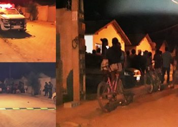 Homem assassinado a tiros é encontrado jogado em calçada do Residencial Rio Doce