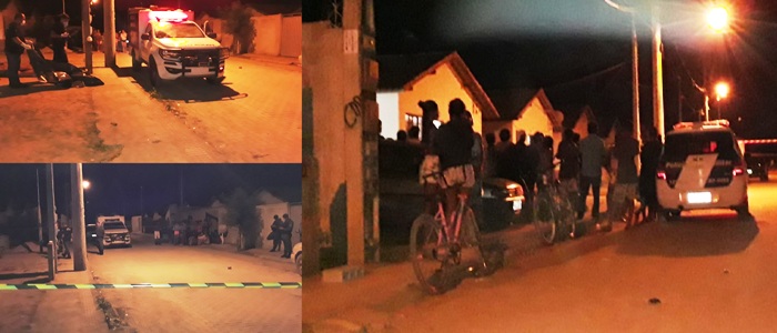 Homem assassinado a tiros é encontrado jogado em calçada do Residencial Rio Doce
