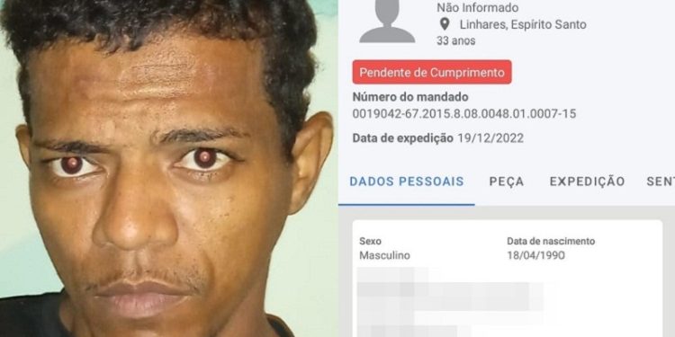 Homem com mandado de prisão em Linhares é preso na Bahia com drogas, arma e produtos furtados