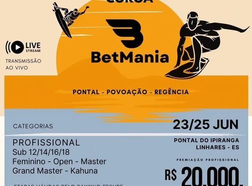 Surfistas se enfrentam nas ondas de Pontal, Regência e Povoação a partir desta sexta(23)