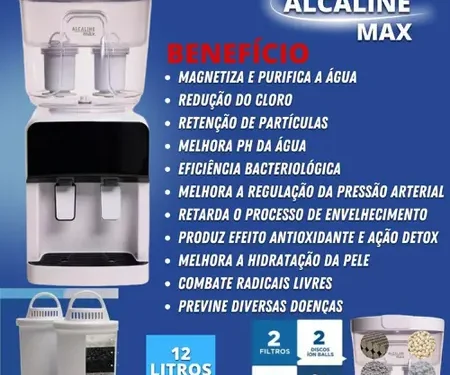 Em breve, boa parte de Linhares vai substituir garrafão de água por purificador Alcaline Max