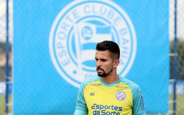 Goleiro linharense Marcos Felipe comemora evolução no Bahia