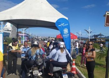 No Dia do Motociclista, Detran-ES realiza ações educativas no trânsito em Linhares