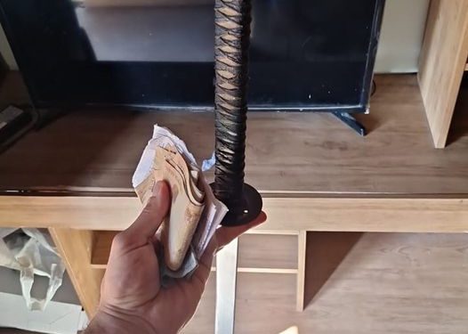Foragido do sistema prisional é preso com espada de samurai, no bairro Planalto