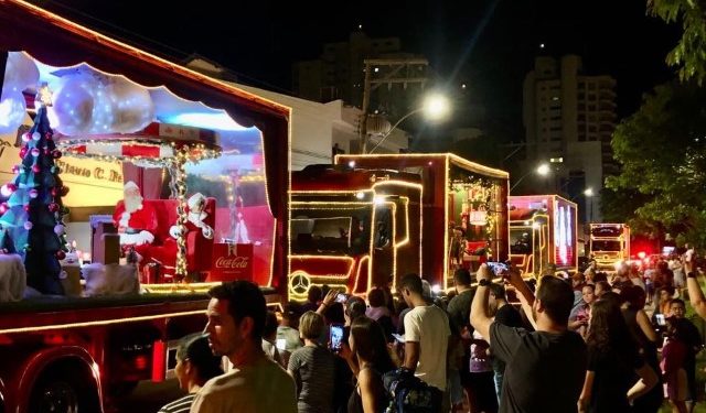 Caravana de Natal da Coca-Cola chega a Linhares no dia 16 de dezembro