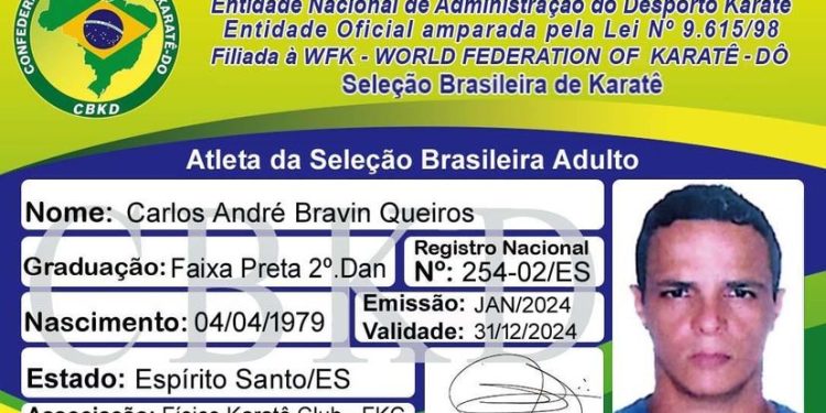 Atleta de Linhares conquista vaga para disputar o Mundial de karatê na África