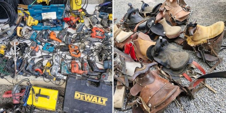 Equipamentos suspeitos de serem roubados são apreendidos no bairro Novo Horizonte