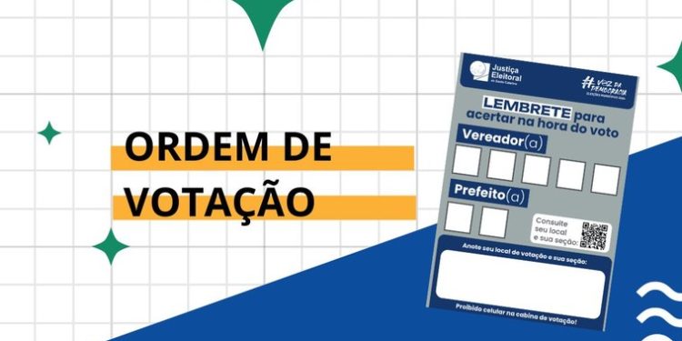 Faltam 2 dias: conheça a ordem de votação na urna eletrônica