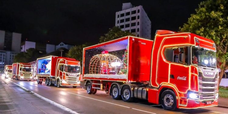 Caravana de Natal da Coca-Cola passa por Linhares em dezembro, ainda sem data definida