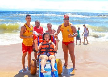 Projeto Praia Acessível vai funcionar no domingo e segunda-feira de Carnaval em Pontal do Ipiranga