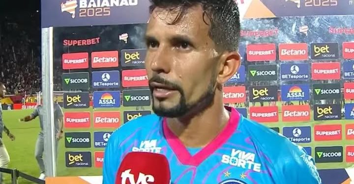 Goleiro linharense Marcos Felipe celebra título do Bahia no Barradão: “Agora é comemorar”