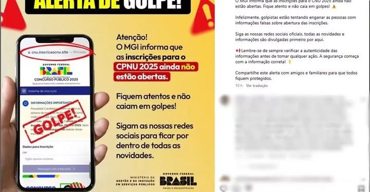 Atenção, concurseiro linharense! É#FAKE que inscrições para o ‘Enem dos Concursos’ já estão abertas
