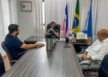 Roninho Passos visita prefeito de Marilândia e reforça articulações regionais