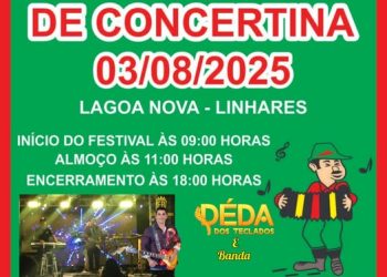 É neste fim de semana: Lagoa Nova sedia o 33º Festival de Concertina no domingo (3)