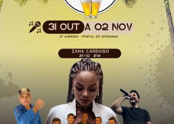 Shows gratuitos neste fim de semana em Pontal do Ipiranga para celebrar aniversário de bar e restaurante