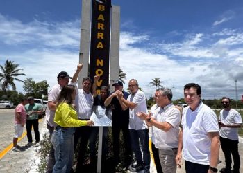 Casagrande inaugura pavimentação da estrada de Barra Nova, em São Mateus