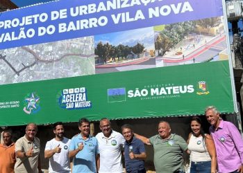 Ferraço oficializa cessão do Cadeião de São Mateus e anuncia obra de macrodrenagem  do valão do bairro Vila Nova