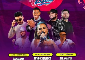 Shows gratuitos com Lambasaia, Casaca e DJ RD abrem o Carnaval de Guriri nesta quinta (12)