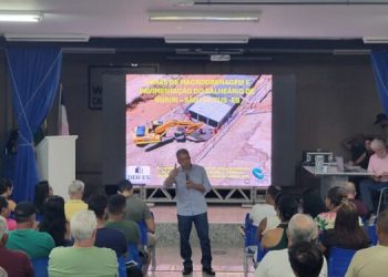 DER-ES apresenta andamento das obras de macrodrenagem de Guriri em reunião com moradores