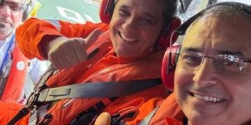 Marcus Batista e Rogério Salume visitam plataforma Maria Quitéria a convite do governador Ricardo Ferraço