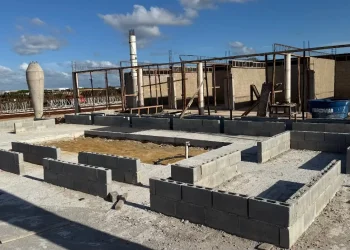 Obras da nova rodoviária de Linhares avançam com ritmo acelerado