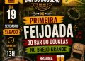 Feijoada e samba ao vivo agitam Bar do Douglas, em Brejo Grande, neste sábado (19)