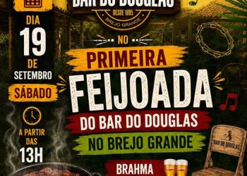 Feijoada e samba ao vivo agitam Bar do Douglas, em Brejo Grande, neste sábado (19)